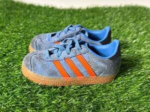 adidas Originals Toddler Gazelle Shoes Focus Blue / Solar Orange